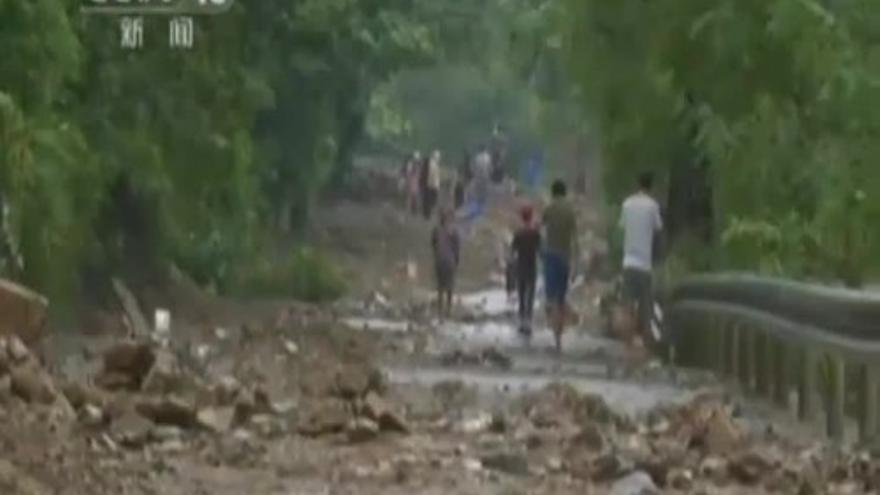 Mueren 9 personas por las lluvias en China