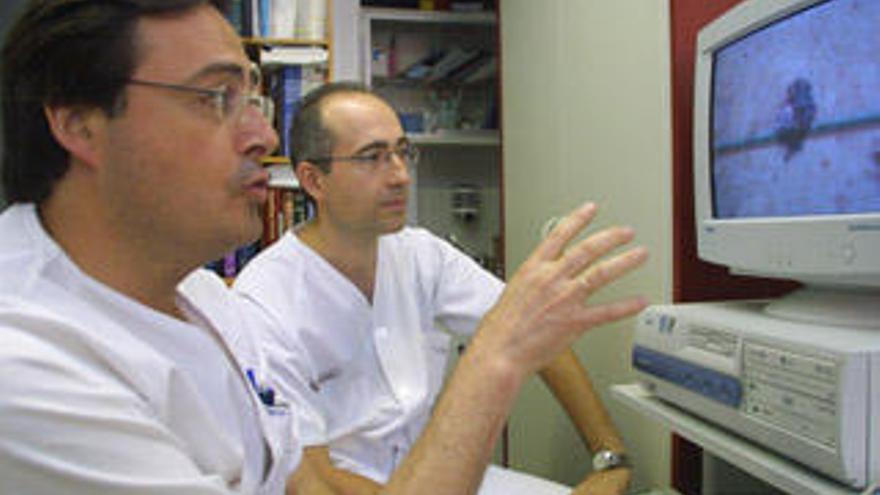 Médicos de la Arrixaca observan una imagen enviada desde un centro de salud