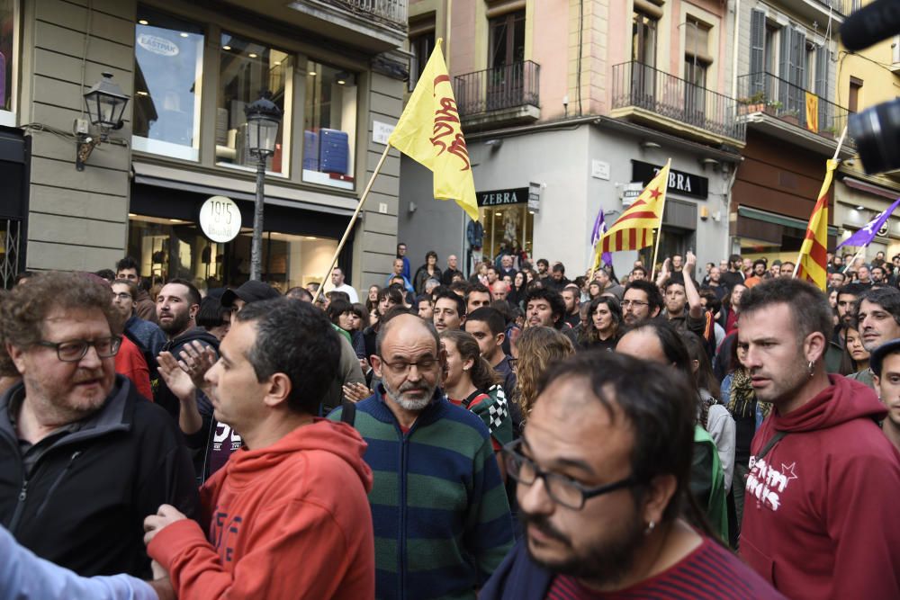 Manifestació contra l''actuació dels Mossos a Manresa