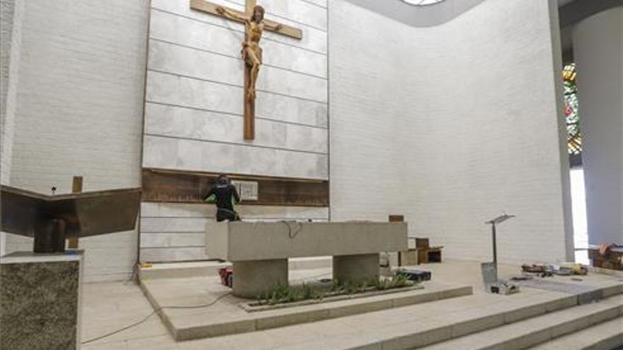 La iglesia cacereña de Fátima reabre mañana tras diez meses de obras