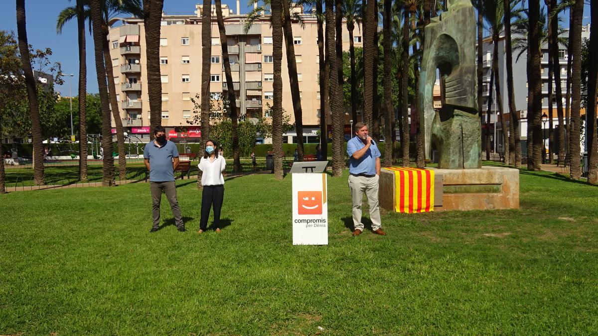 Una imagen del acto de Compromís per Dénia del pasado año