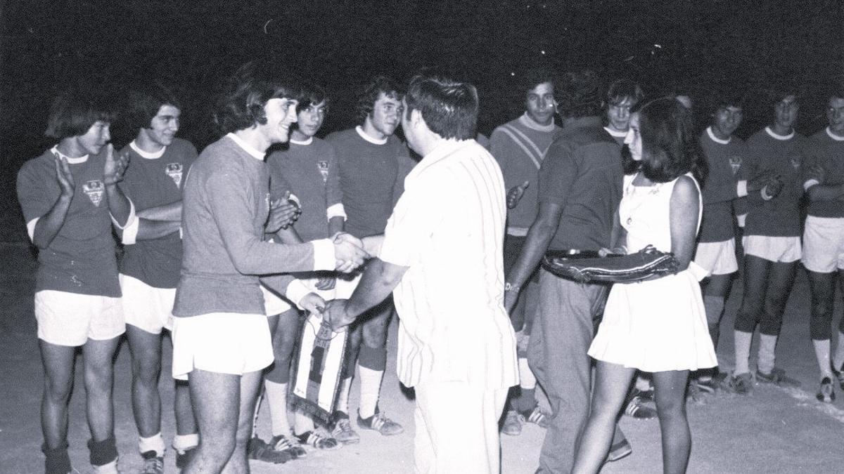 Presentación de la primera edición del Torneig de Sa Llum, en 1973 en Montuïri