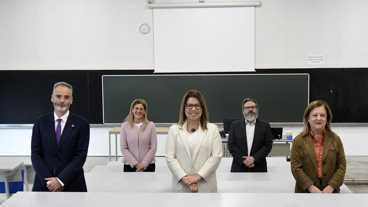 Samuel Baixauli, Senena Corbalán, Alicia Rubio, Guillermo Díaz y Afonsa García.