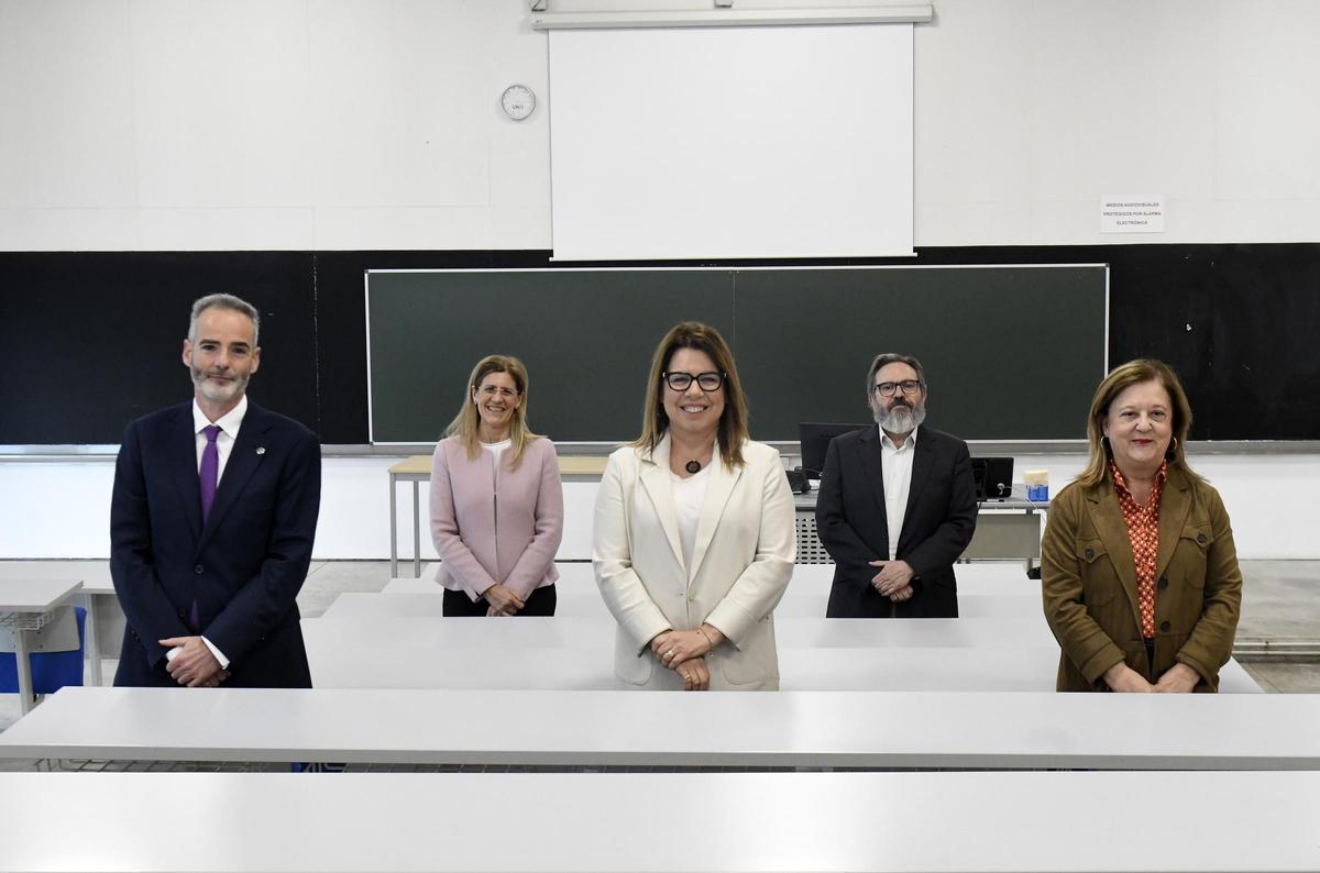 Samuel Baixauli, Senena Corbalán, Alicia Rubio, Guillermo Díaz y Afonsa García.