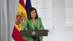 La ministra de Sanidad Carolina Darias.