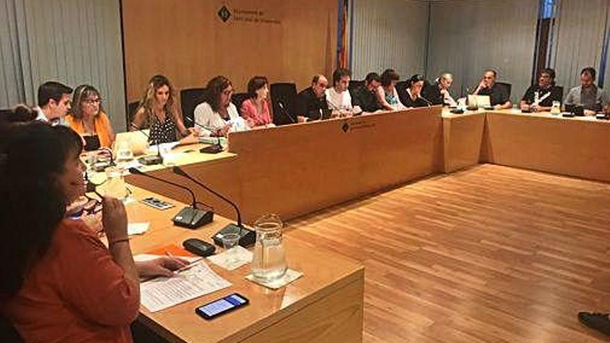 Ple municipal a l&#039;ajuntament de Sant Joan de Vilatorrada