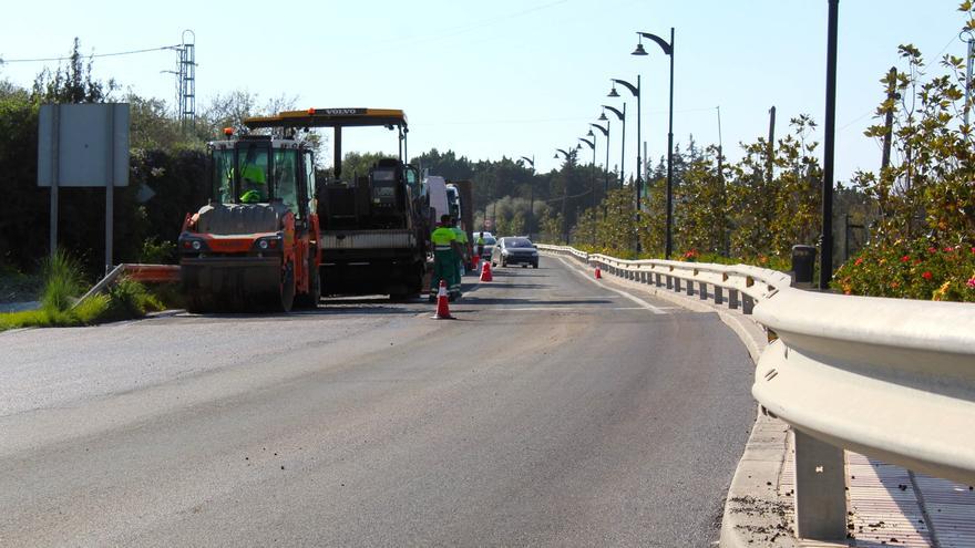 La Diputación mejora la carretera entre Alhaurín el Grande y Cártama