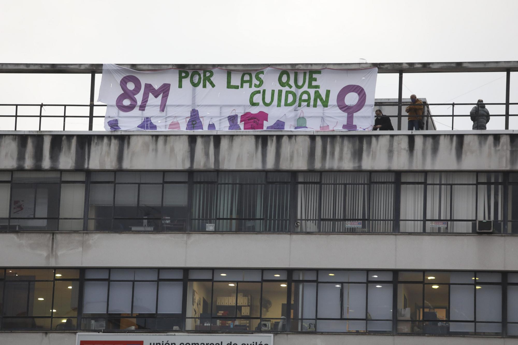 Manifestación del 8M en Avilés