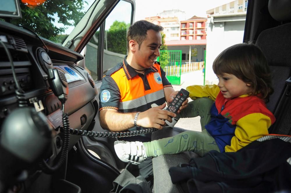 Servicios de emergencia en la guardería municipal