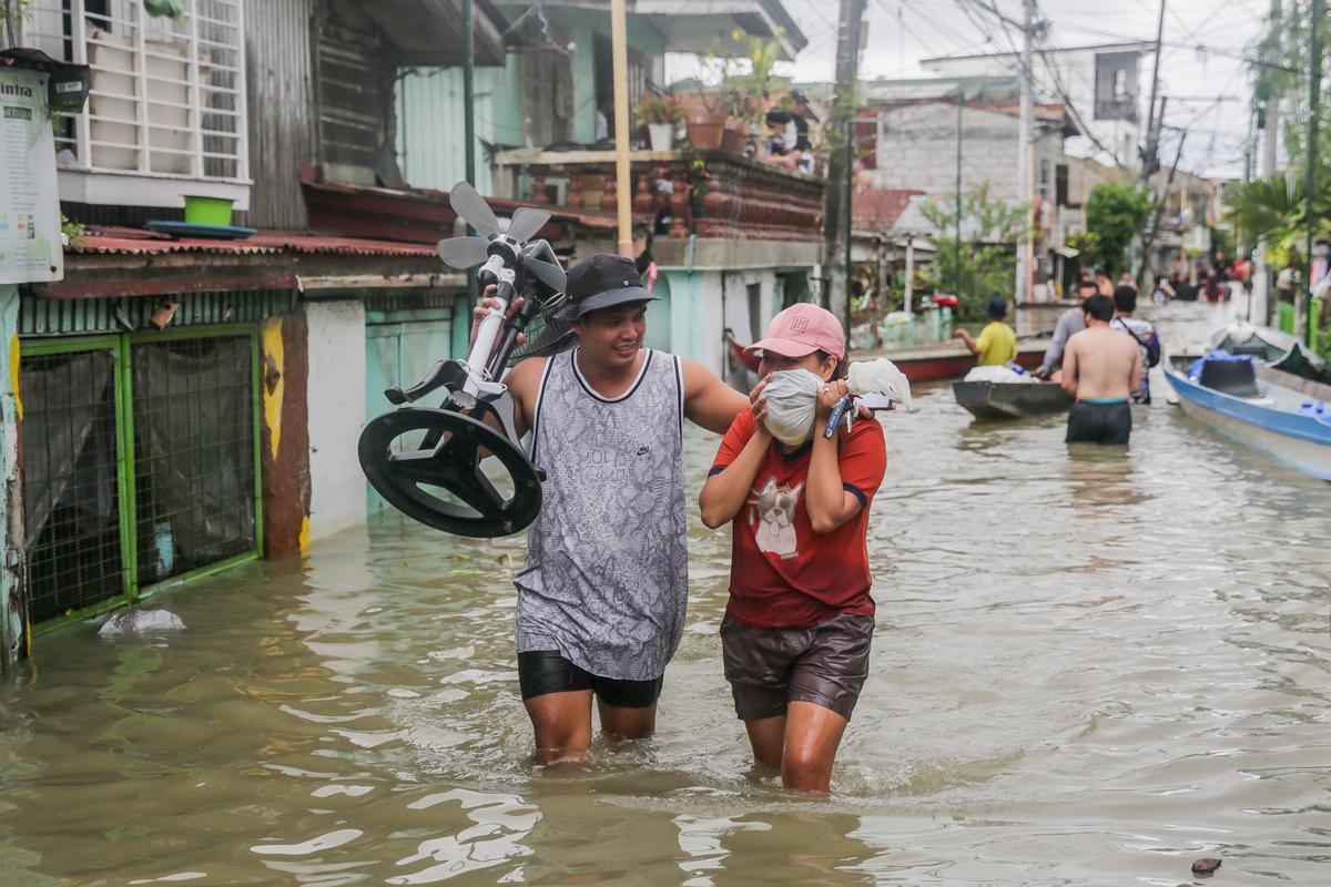 Inundaciones fuertes en Filipinas