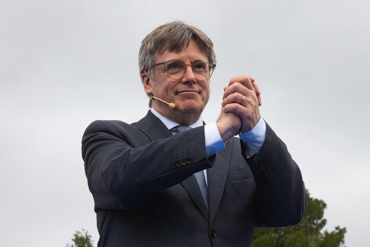 El expresident catalán y eurodiputado de Junts, Carles Puigdemont.