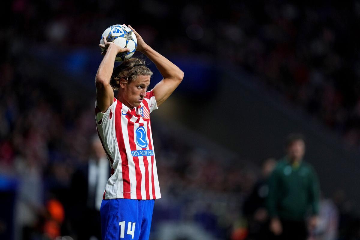 Marcos Llorente of Atletico de Madrid in action during the UEFA Champions League 2025/26 League Phase MD2 match between Atletico de Madrid and Eintracht Frankfurt at Riyadh Air Metropolitano on September 30, 2025, in Madrid, Spain. AFP7 30/09/2025 ONLY FOR USE IN SPAIN. Oscar J. Barroso / AFP7 / Europa Press;2025;SOCCER;SPAIN;SPORT;ZSOCCER;ZSPORT;Atletico de Madrid v Eintracht Frankfurt - UEFA Champions League 2025/26 League Phase MD2;