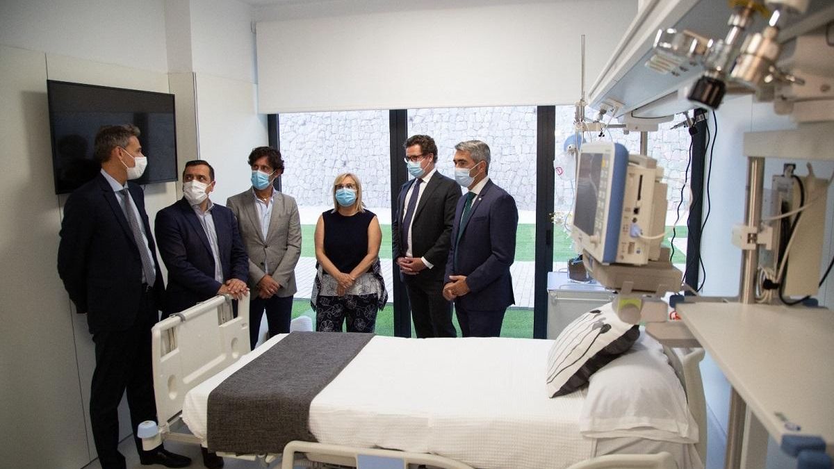 La inauguración de la ampliación del hospital Vithas Xanit Internacional de Benalmádena.