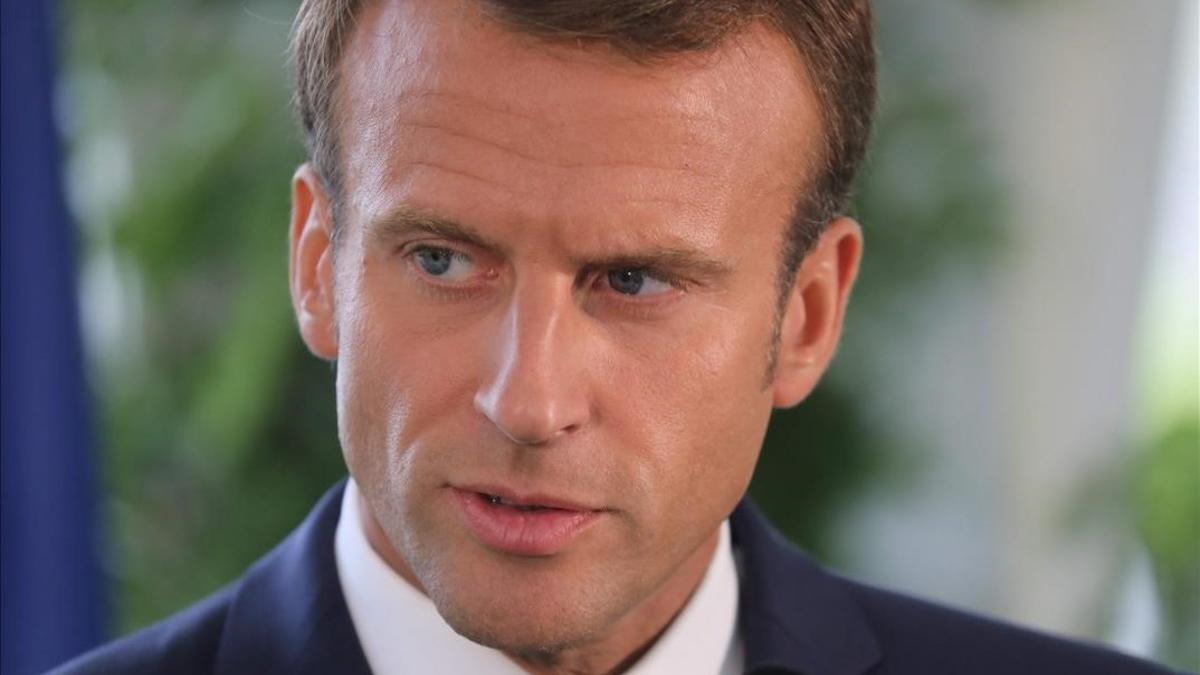 El primer ministro francés, Emmanuel Macron.