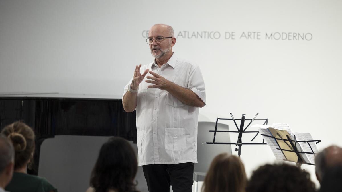 Ángel Luis Quintana en el CAAM.