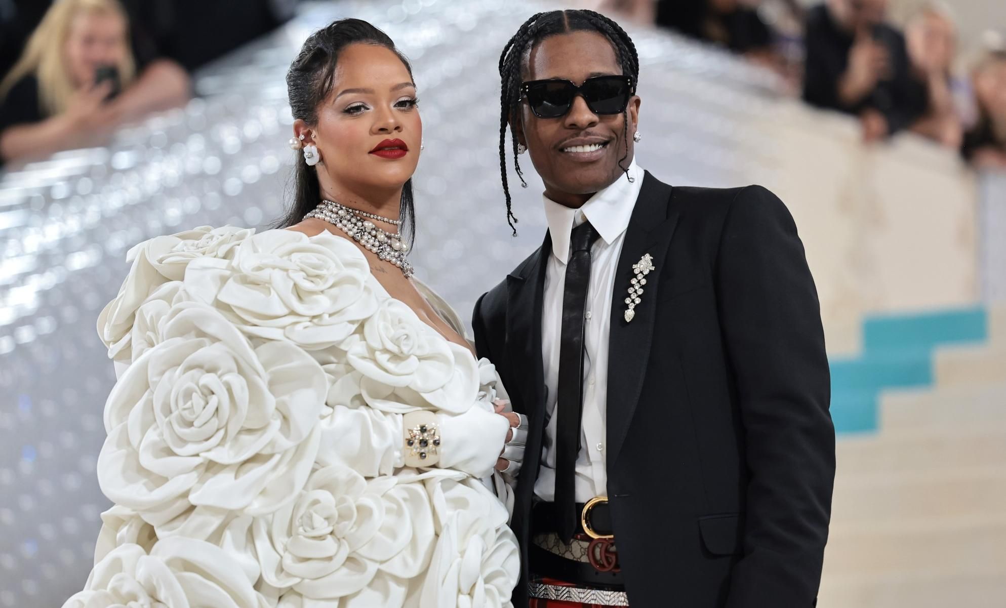 Rihanna y A$AP Rocky en la Gala MET 2023