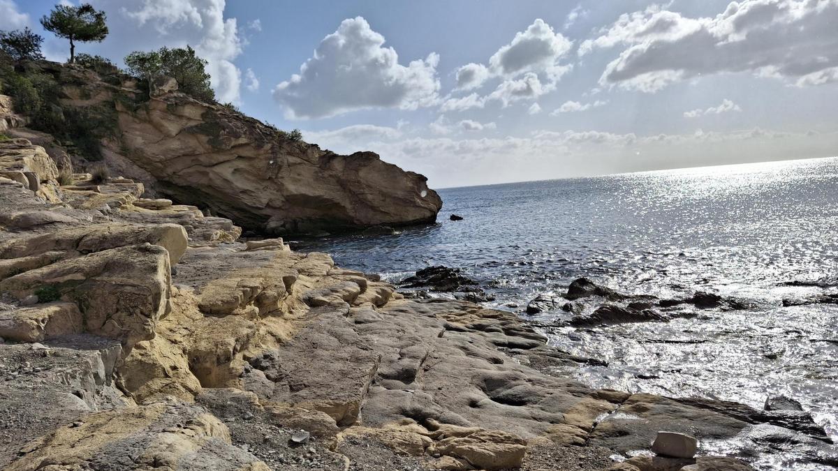 Un tramo de costa de Teulada Moraira