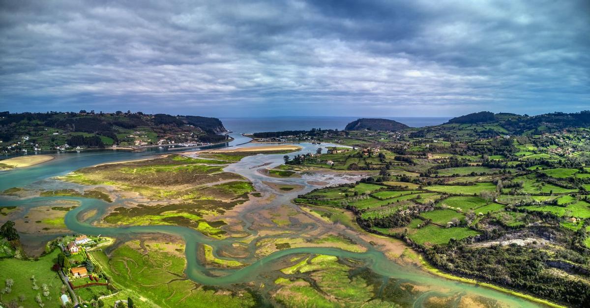 Ría de Villaviciosa, Asturias