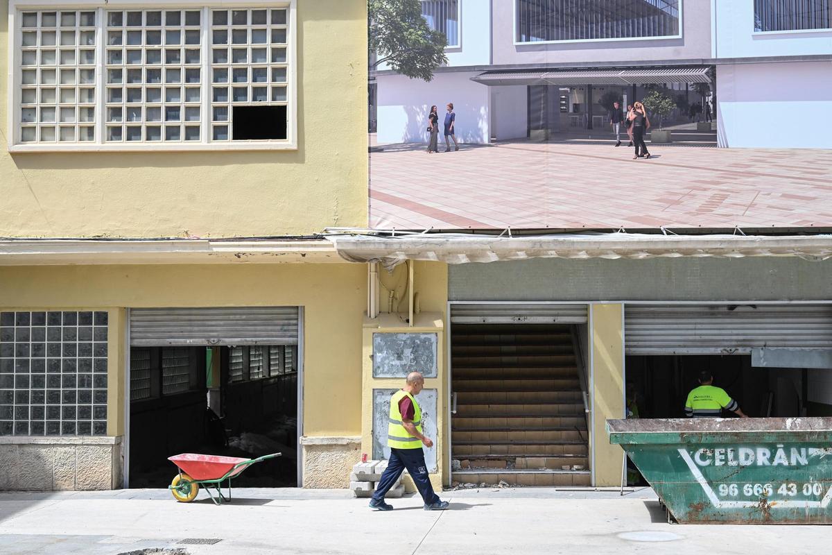 Las obras del Mercado Central de Elche han comenzado por el interior