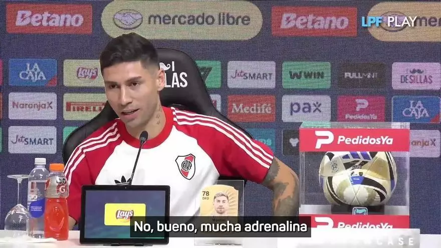Montiel: "No hay nada más lindo que jugar un Superclásico"
