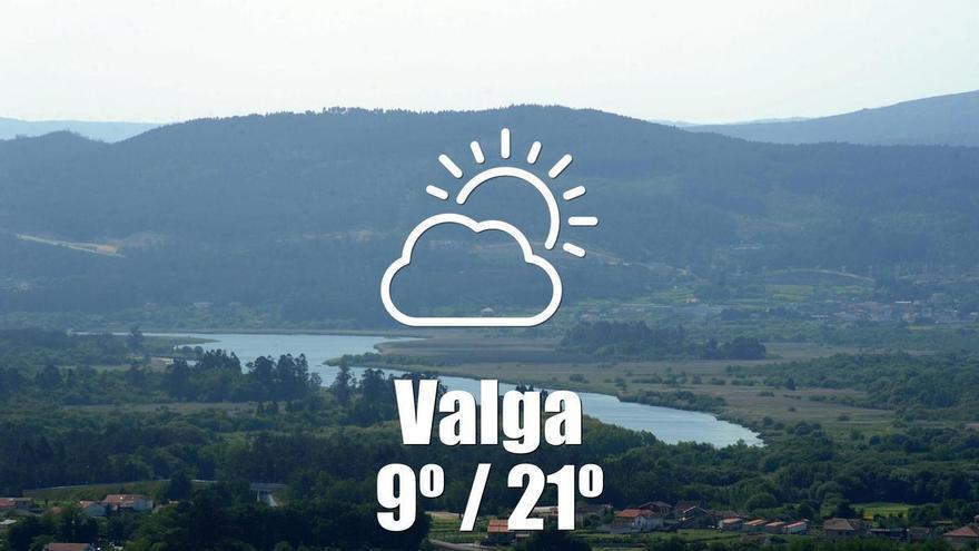 El tiempo en Valga: previsión meteorológica para hoy, miércoles 13 de mayo