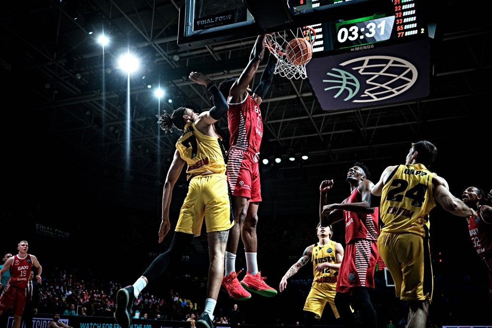 Riesen Ludwigsburg - Baxi Manresa: Les imatges de la semifinal de la Basketball Champions League