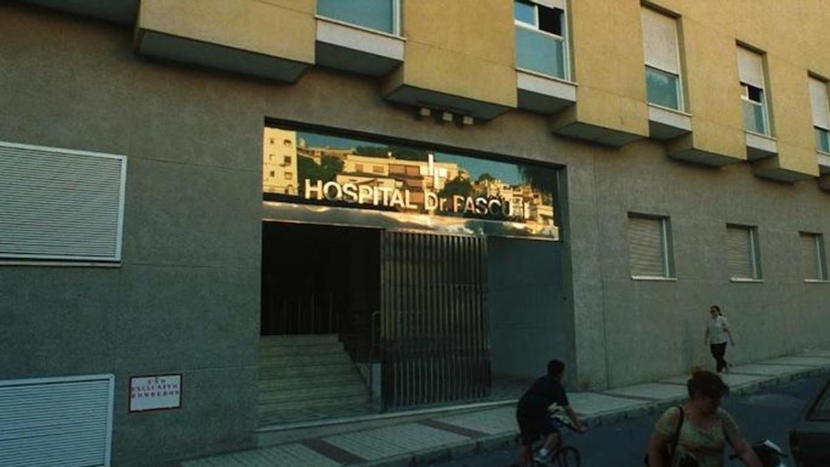 Fachada del Hospital Pascual de Málaga.