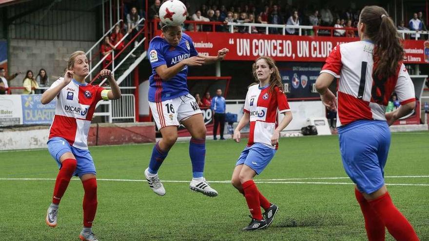 El Real Oviedo mantiene su pleno ante el Llanera