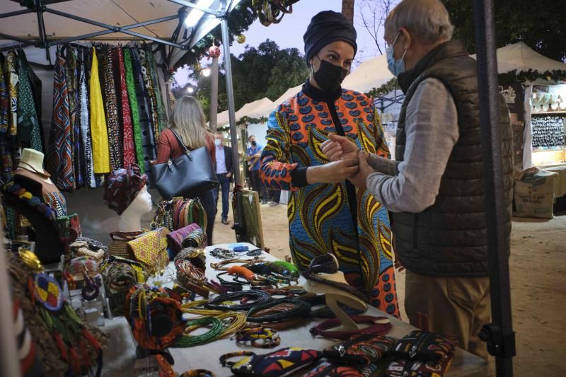 Mercadillo de Navidad en la plaza de España