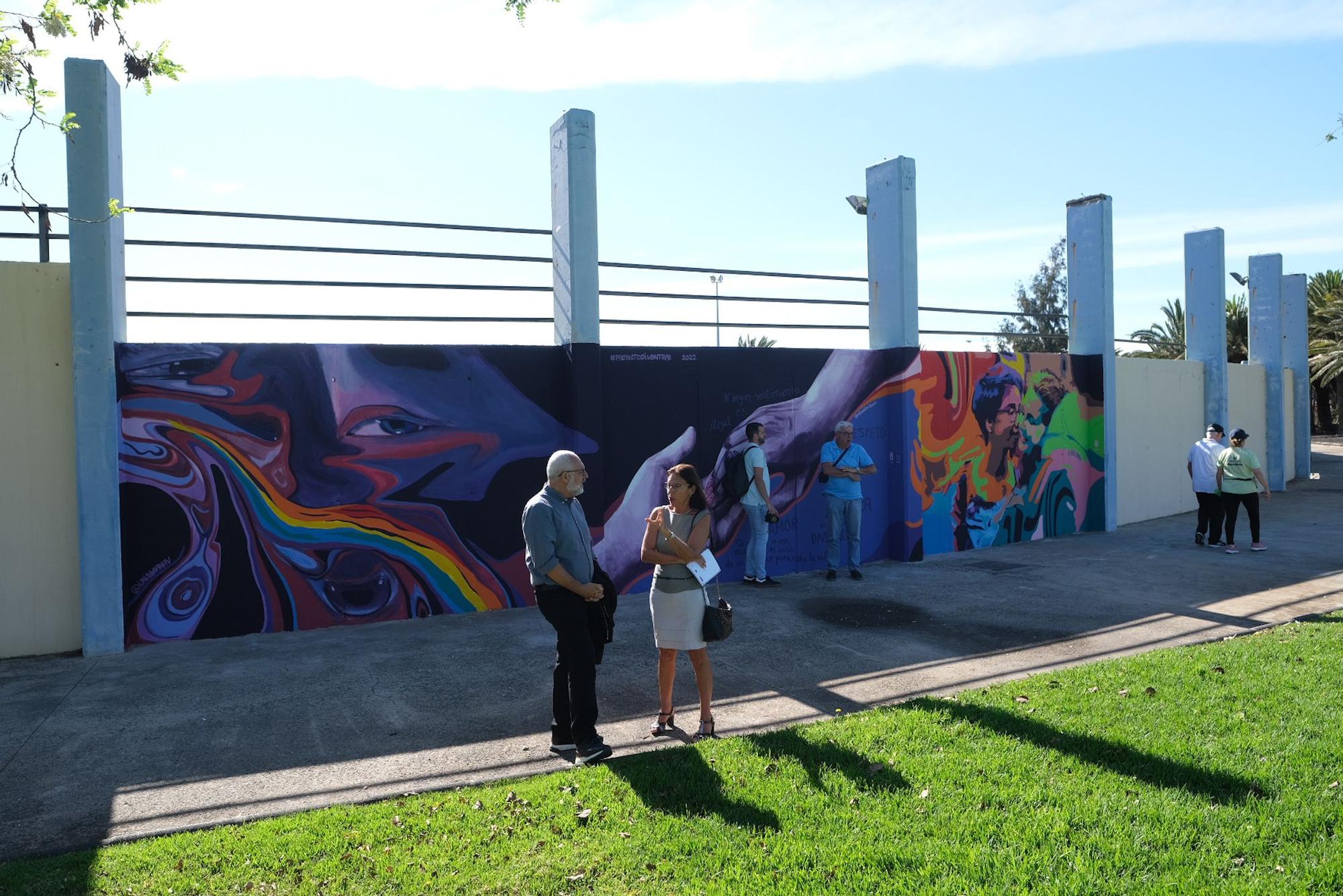 Mural por la igualdad en San Juan