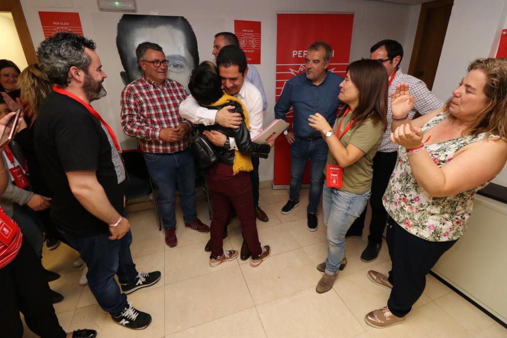 El PSOE ha ganado las elecciones municipales en Alcoy y ha conseguido 12 ediles.