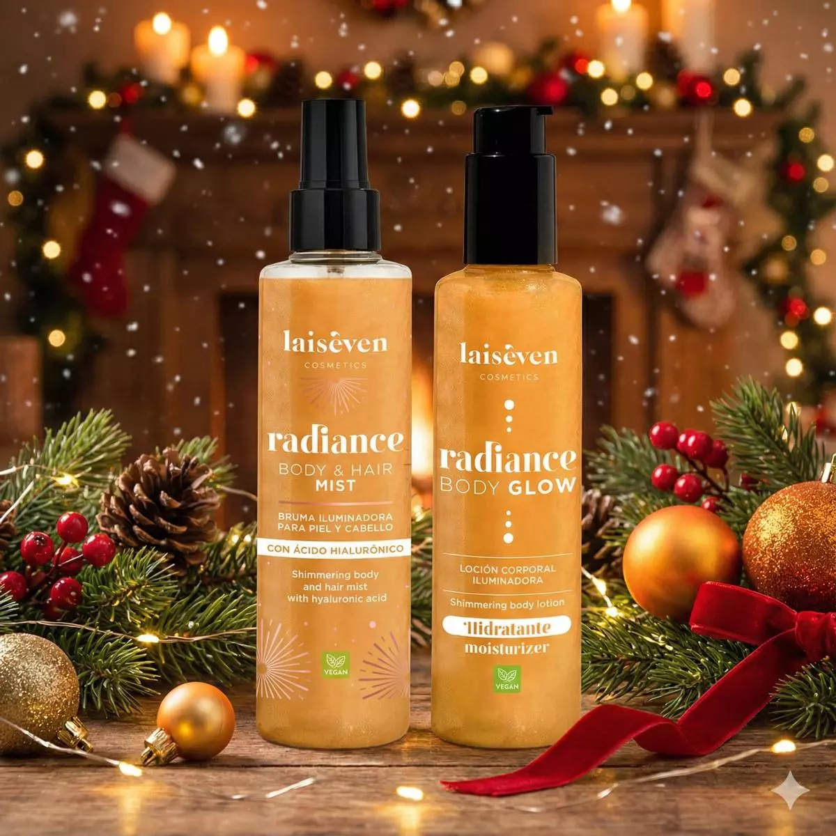 Brilla estas fiestas con el efecto "glitter" de los Radiance Glow de Laiseven