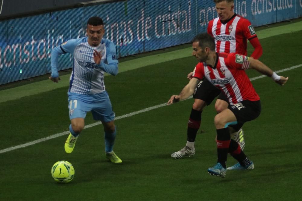 Partido de la Liga SmartBank: Málaga CF - Logroñés.