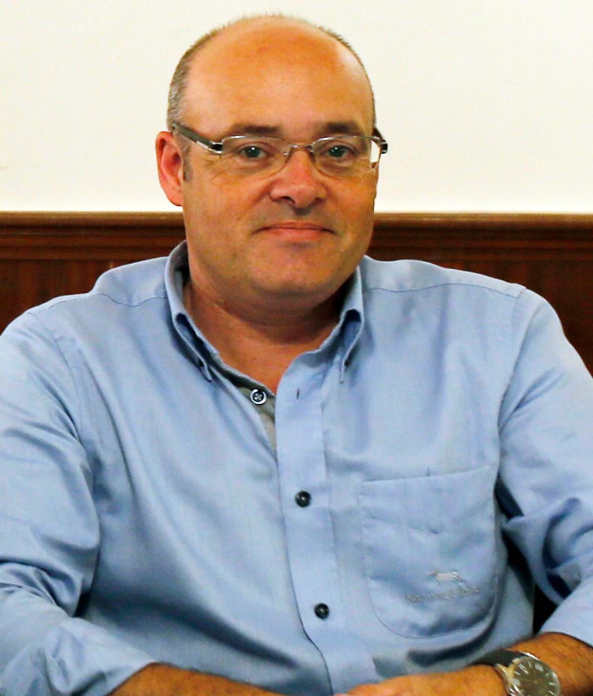 El presidente de la UD Alzira, Juan Antonio Sanjuán.