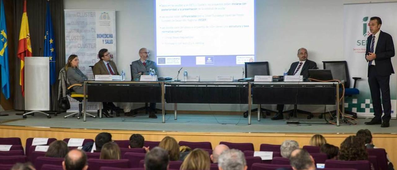 Un momento de la sesión sobre eficiencia y sostenibilidad en el curso de Bioeconomía organizado por la Universidad de Oviedo y el Serida.