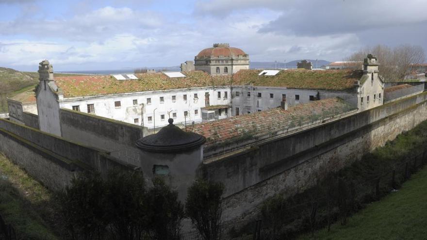 Vista de la antigua prisión provincial de A Coruña.