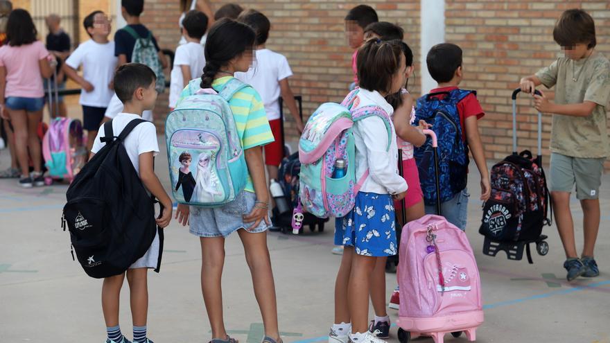 Ganas e ilusión el primer día de colegio en Málaga