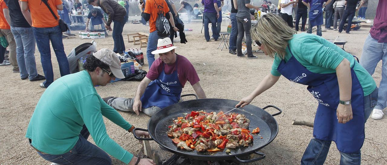 Concurso de paellas organizado por la Colla del Rei Barbut en el Segon Molí y que se prevé que se vuelva a celebrar este año.