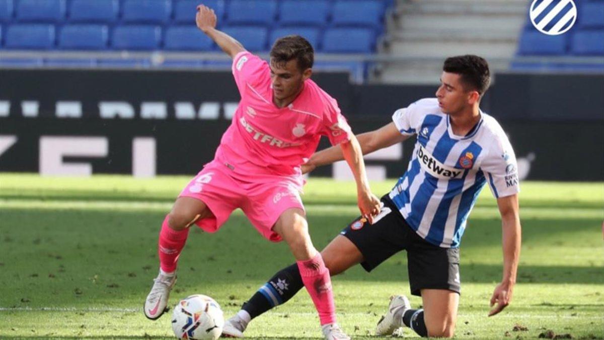 Marc Roca, en la rampa de salida del Espanyol.