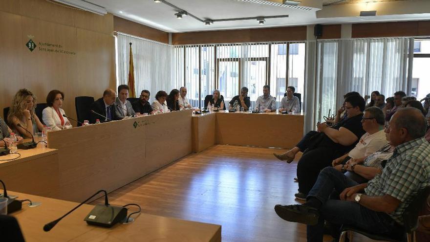 Ple de constitució de l&#039;ajuntament de Sant Joan, el juny passat