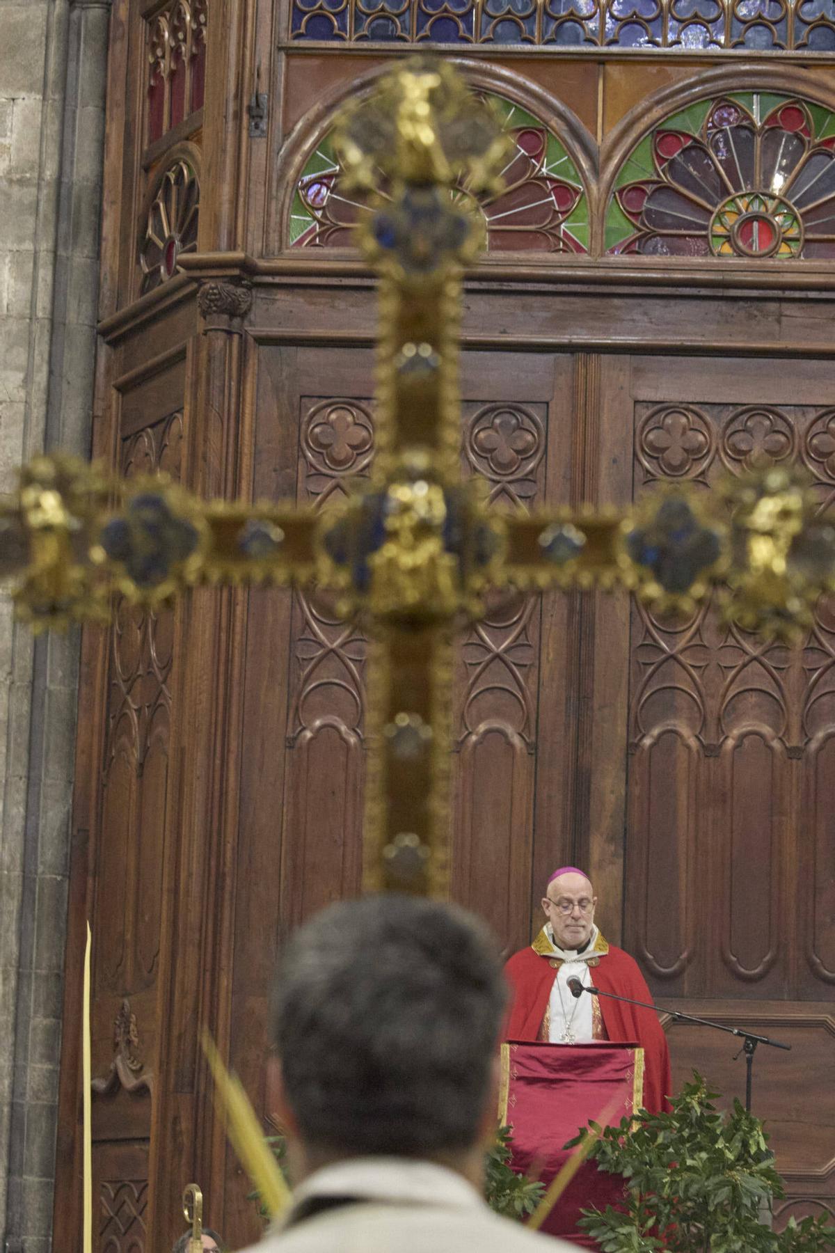 La benedicció de Rams a la Catedral de Girona en imatges La benedicció de Rams a la Catedral de Girona en imatges