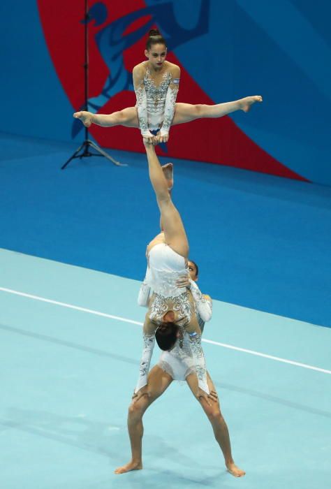 Acrobacias en los Juegos Europeos de Minsk 2019