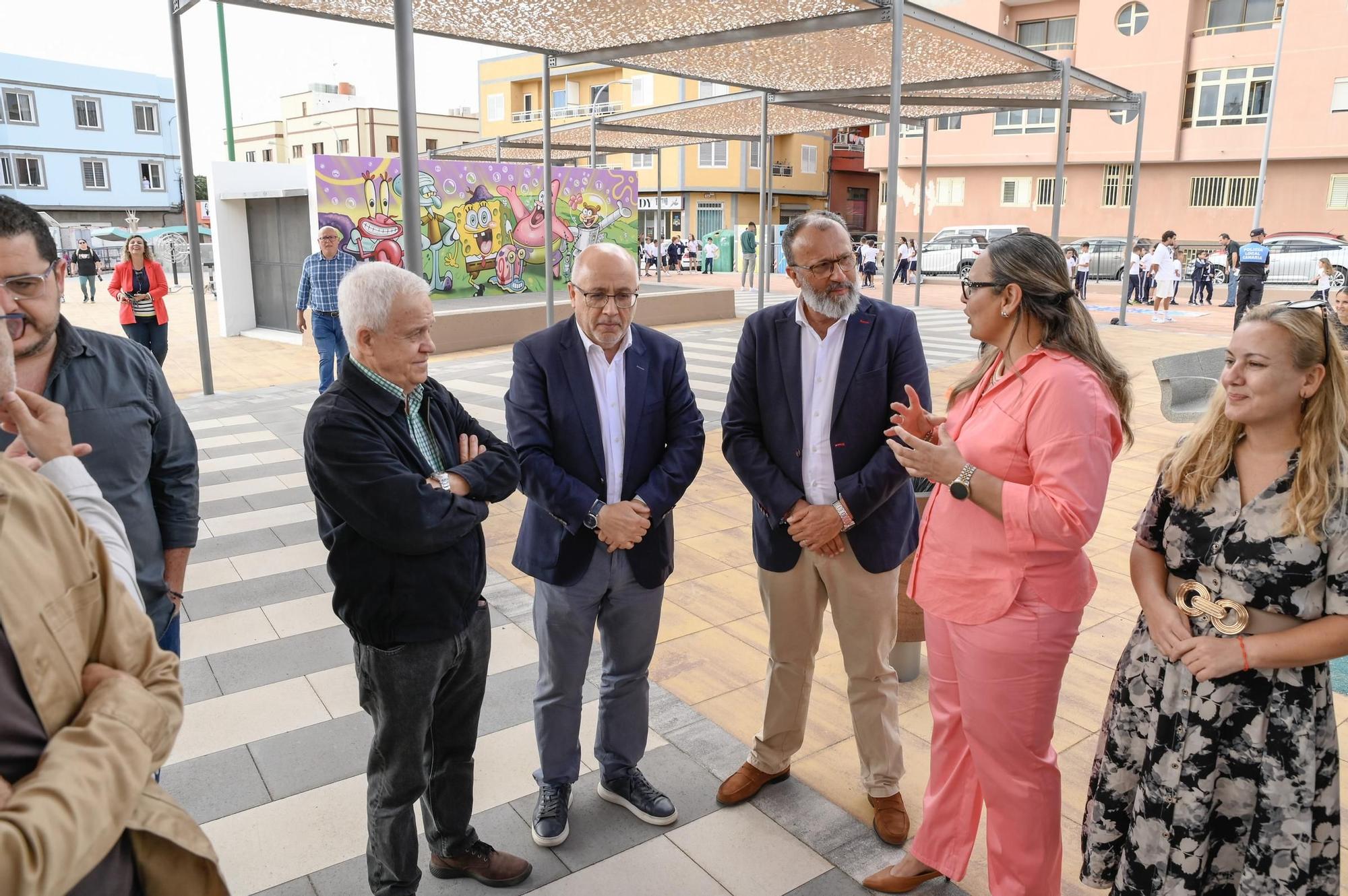 Presentación de la rehabilitación del Parque de La Libertad de Vecindario