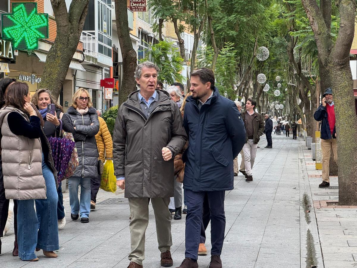 Fotogalería | Feijóo se pasea por Don Benito