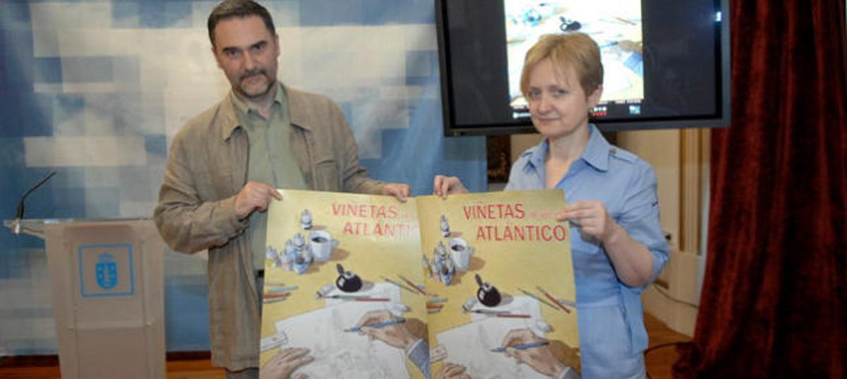 María Xosé Bravo y Miguel Anxo Prado presentan la nueva edición de Viñestas desde O Atlántico