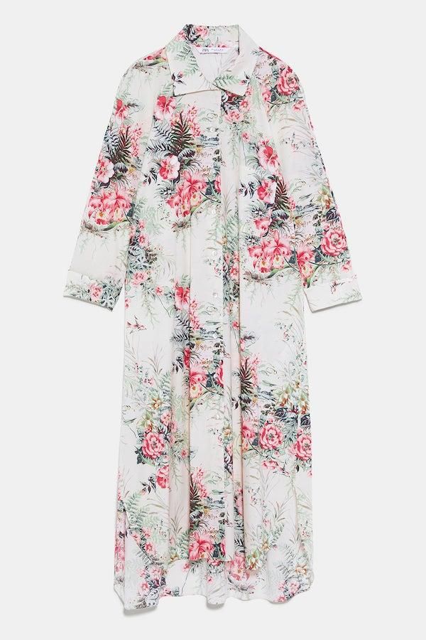 Vestido oversized, de Zara