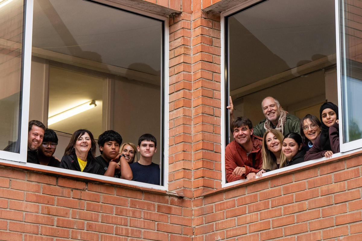 El equipo del Festibaldo, festival internacional de cine organizado por el alumando de 4º de ESO del IE Baldomer Solà.