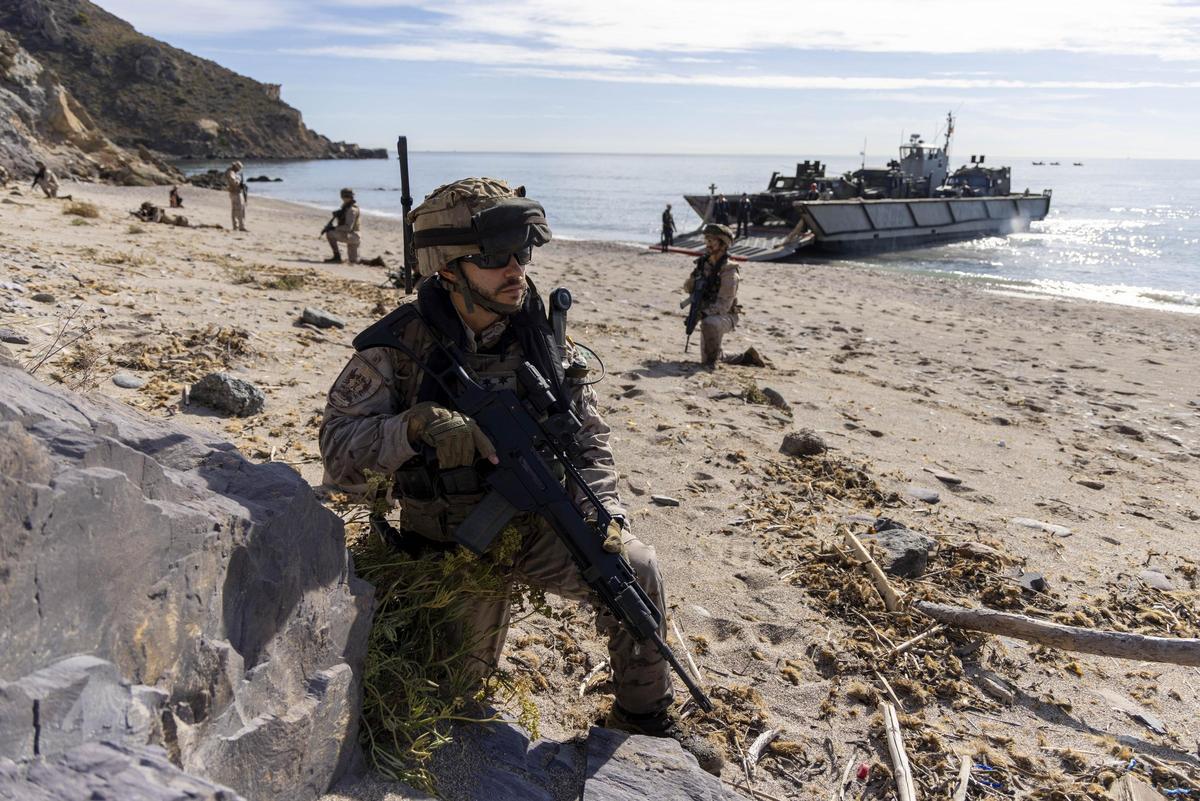 Maniobras del Ejército en la Rergión de Murcia.