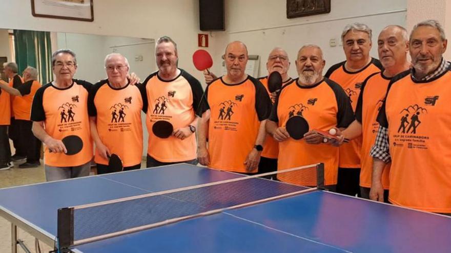 Neix un club de ping-pong per a veterans al barri de la Sagrada Família | ARXIU PARTICULAR