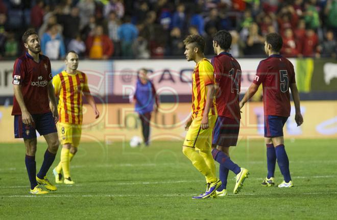 Las imágenes del Osasuna-FC Barcelona